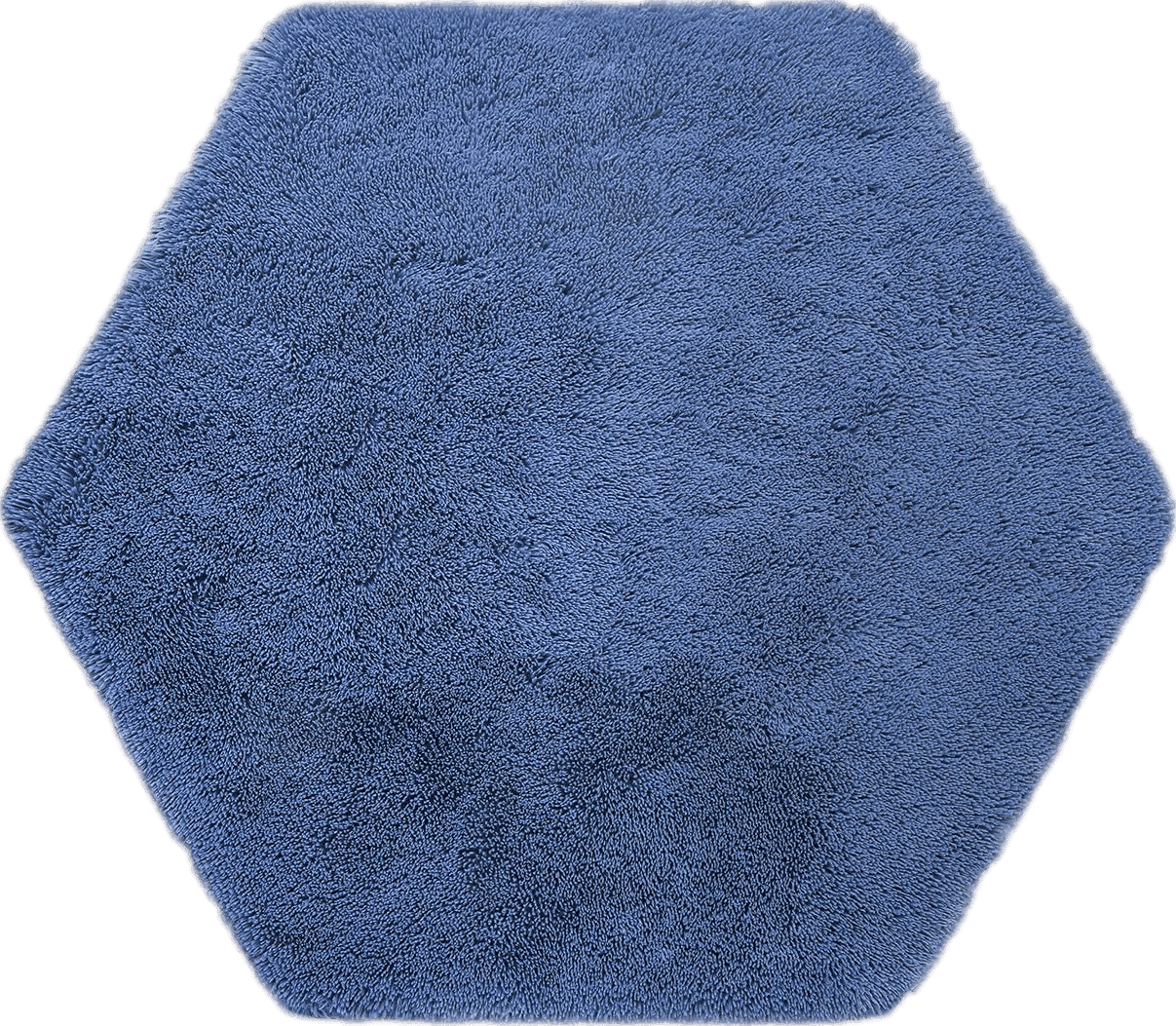 Fluffy Blue Ultra Soft Rug 4.6 ft