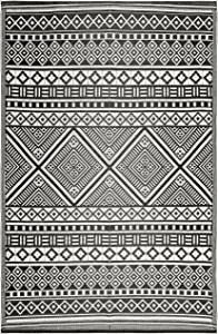 Bohemian Black White Beverly Rug Aztec Outdoor Rugs