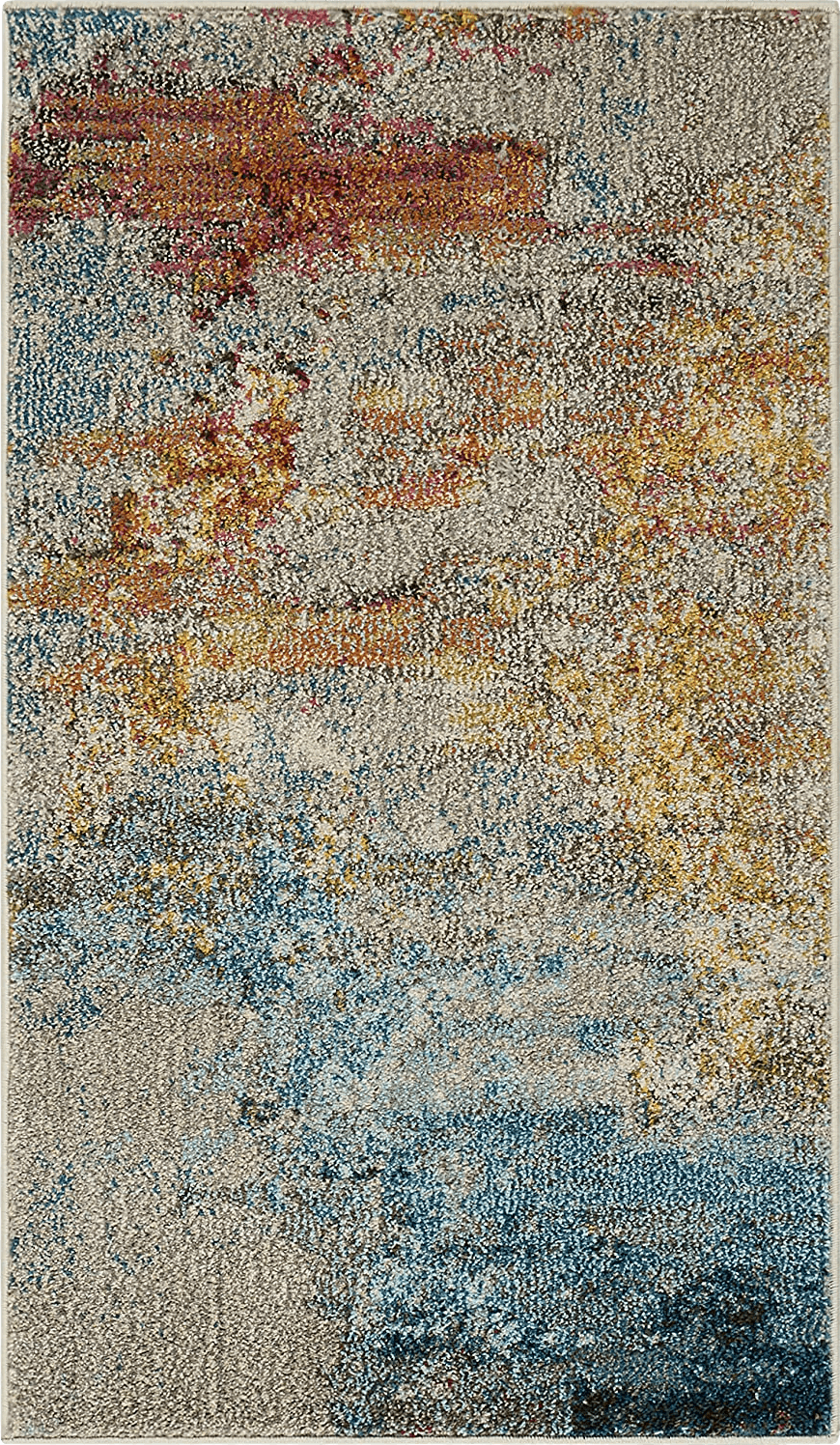 Area 2x3 Nourison Celestial Modern Abstract Sealife 2'2" x 3'9" Area Rug