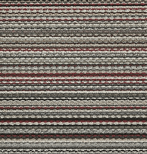 Random Earthtone Stripes Carnival Stripe  Bedroom, Living Room, Home Office, Dining Room Area Rug