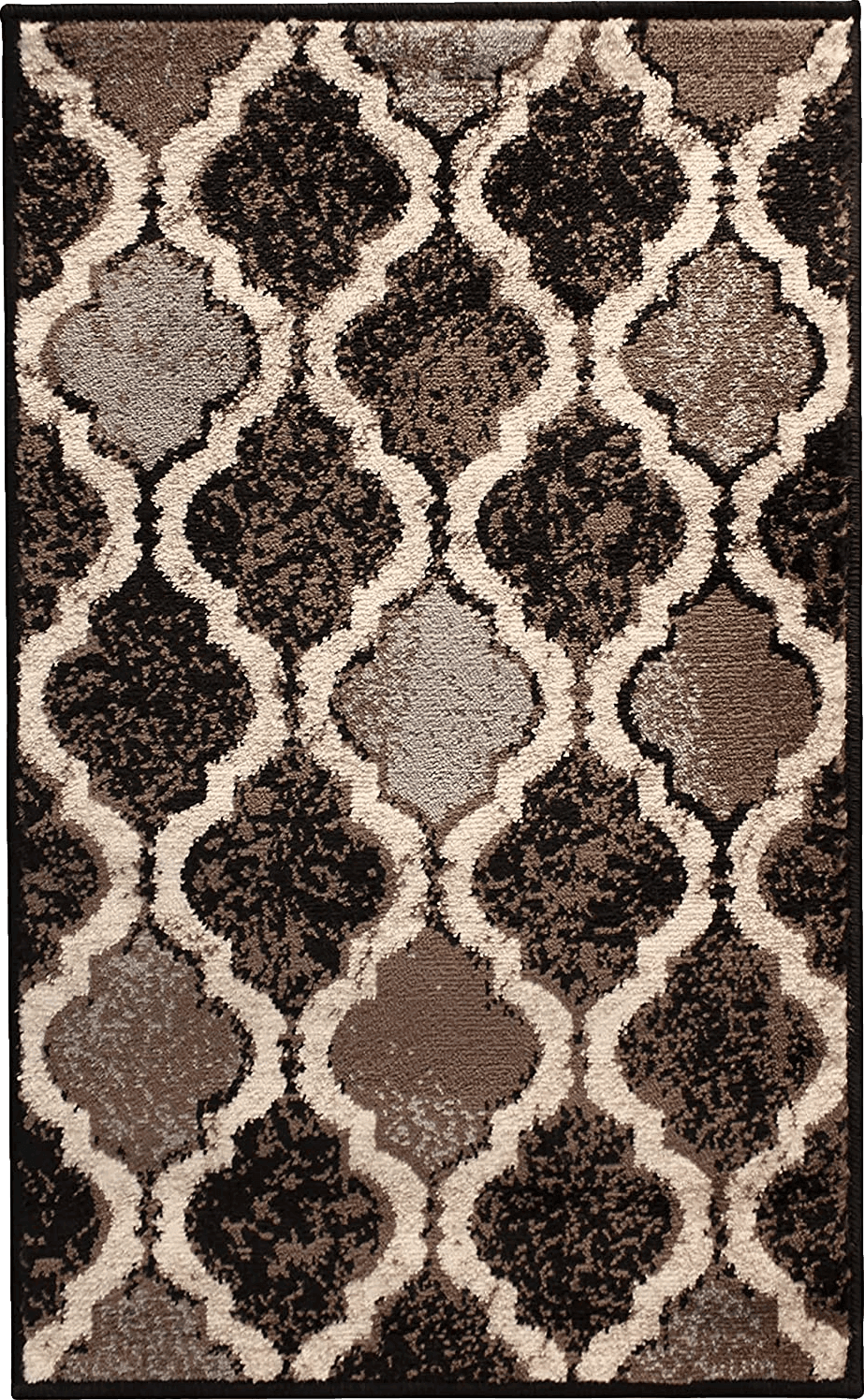 6x9 ‎A Chocolate ‎Modern ‎Stain Resistant ‎Area Rug