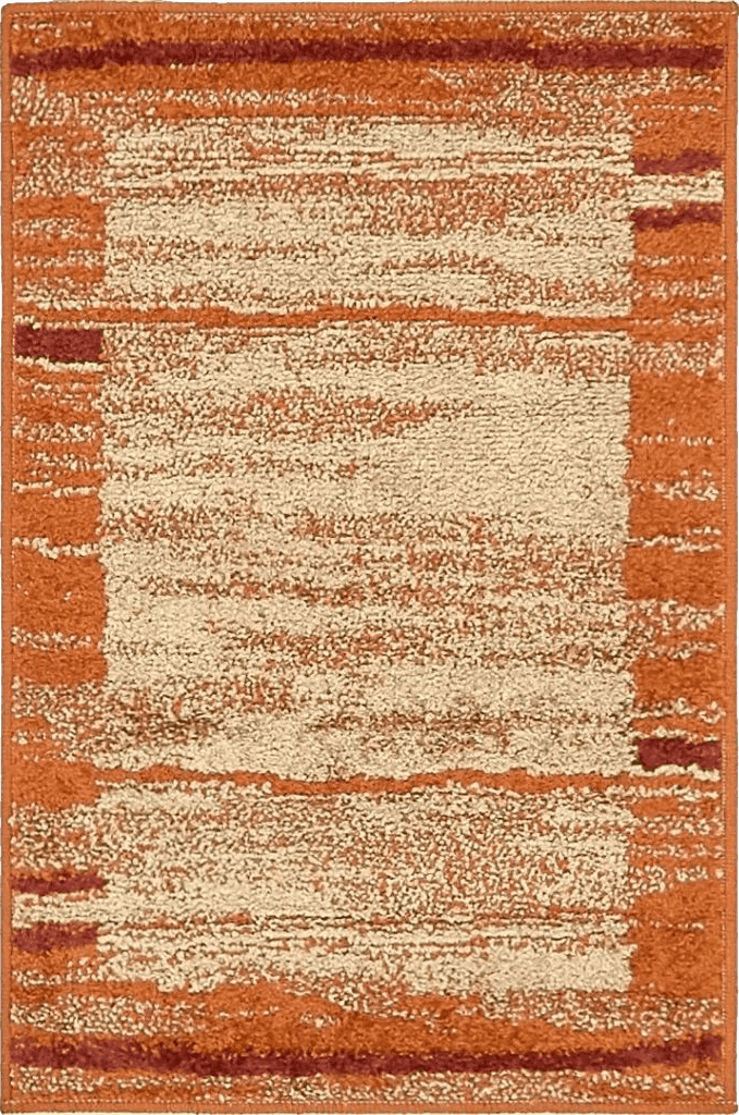 Terracotta Alair Abstract Terracotta Area Rug Wade Logan Rug Size: Rectangle 2' x 3'