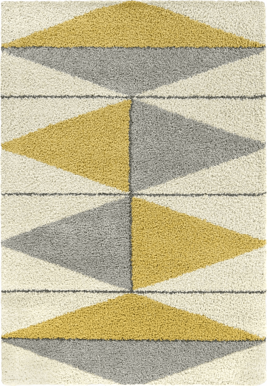 Fluffy 4x6 Balta Levine Yellow 4 ft. 4 in. x 6 ft. Geometric Indoor Area Rug