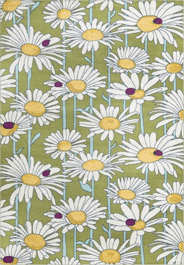 Saegertown Floral Green Area Rug Lark Manor Rug Size: Rectangle 10' x 14'