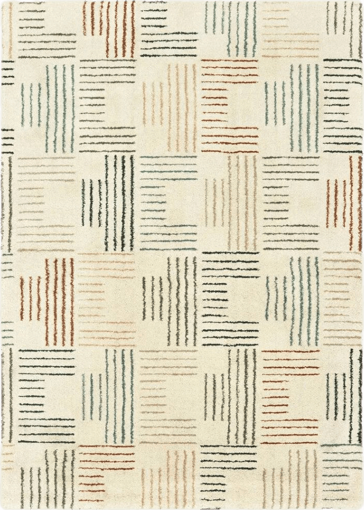 Colorful Multicolor Hodgin Ivory/Multi Area Rug Zipcode Design Rug Size: Rectangle 5'3" x 7'3"