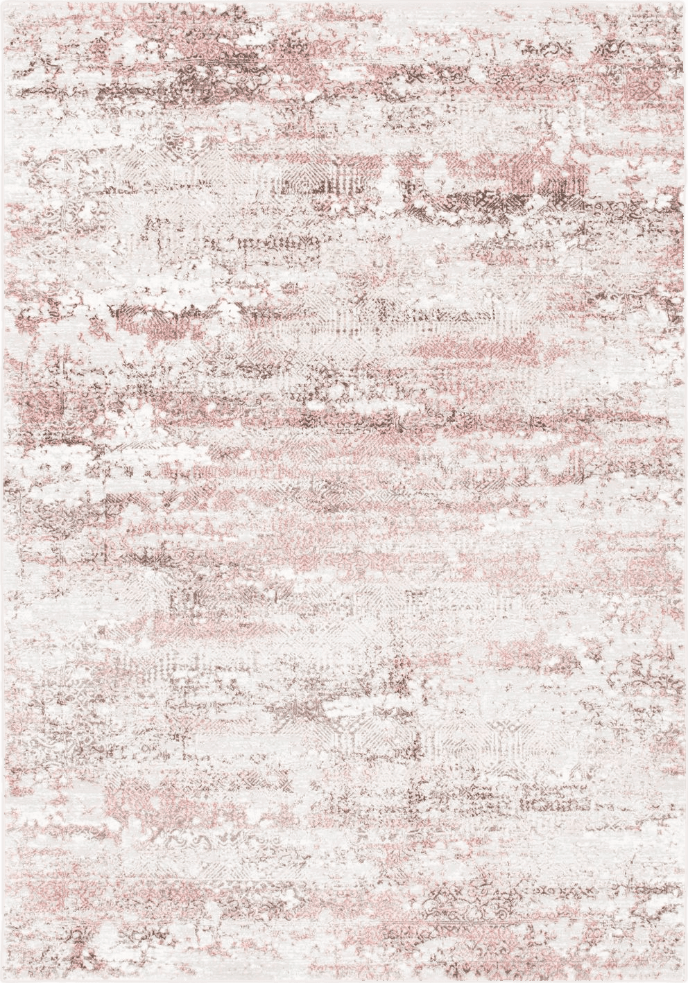 Safavieh Meadow Collection MDW585B Beige / Pink Rug - 8' x 10'