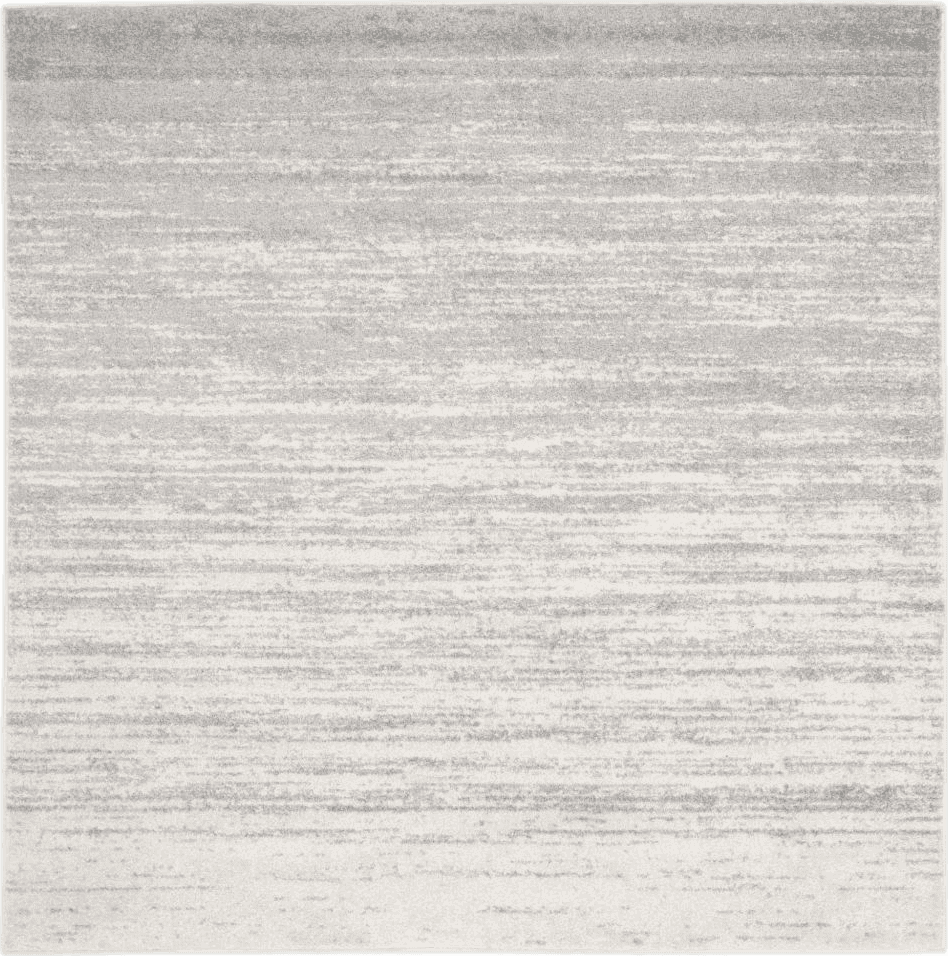 7'x7' Ombre Design Square Area Rug Ivory/Silver - Safavieh