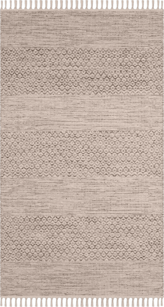 Jodi Handmade Flatweave Cotton Ivory/Steel Grey Area Rug Laurel Foundry Modern ...