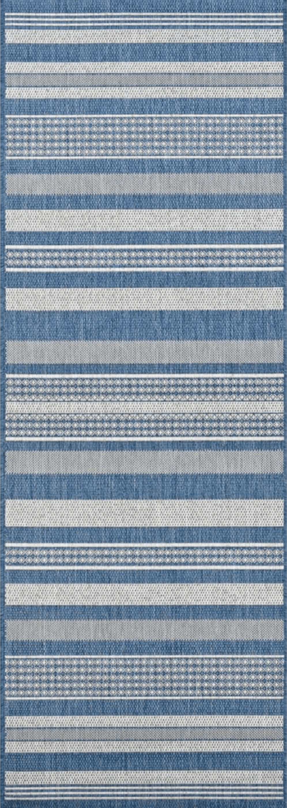 Couristan Gazebo Area Rug, 2'3" x 7'10", Champagne Blue