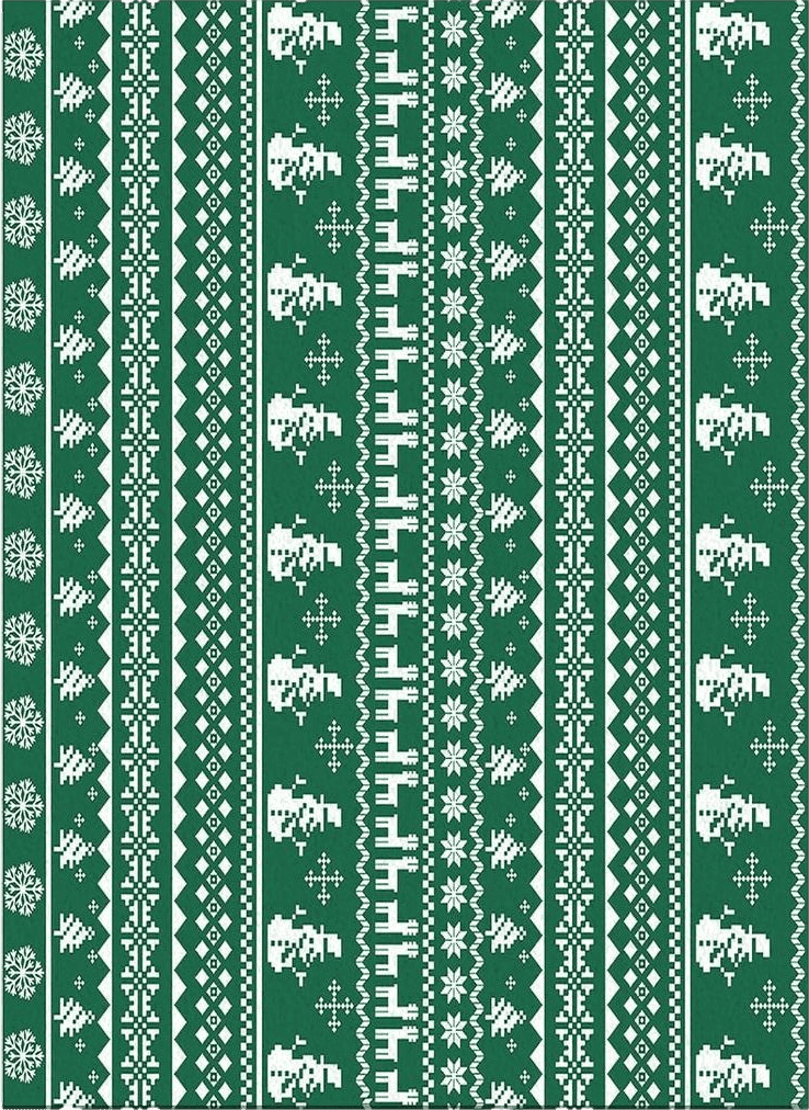 Area Rug 2x3 Feet, Christmas Winter Snowflake Snowman Elk Deer Rug, Rugs for Living Room Decor Bedroom Decor Kids Room, Non-Slip Living Room Rugs, Comrft Carpet Washable Rug