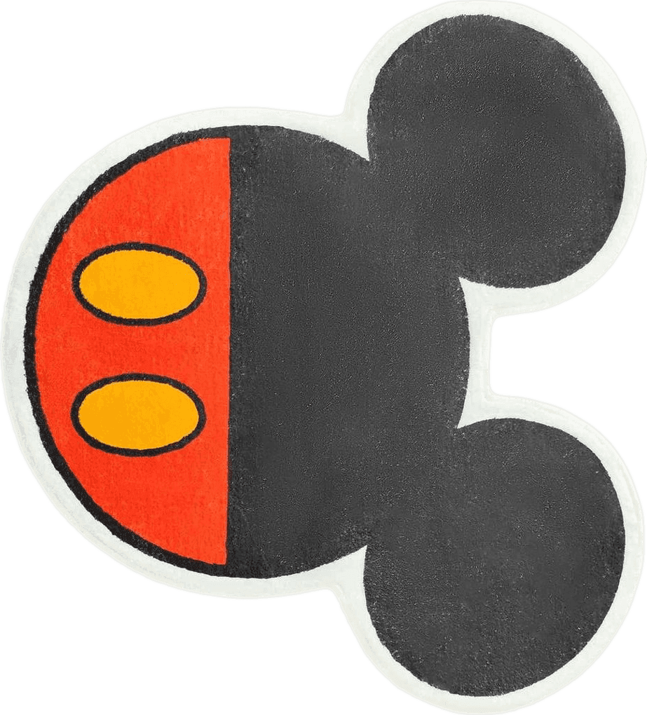 Disney Cute Mouse Bath Rugs Cartoon Microfiber Tufted Non-Slip Plush Rugs Door Mat Carpet for Bathroom Tub Shower Bedroom Mat,Style 2