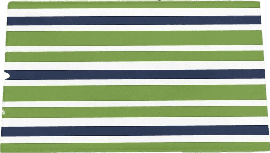 Fluffy Green Chaven Home Modern Fluffy Shag Bath Mat Geometric Green Navy Blue White Color Art Area Rugs Warm Soft Plush Shaggy Floor Door Mats for Bathroom/Bedroom/Living Room/Entry Way Decor Horizontal Stripes