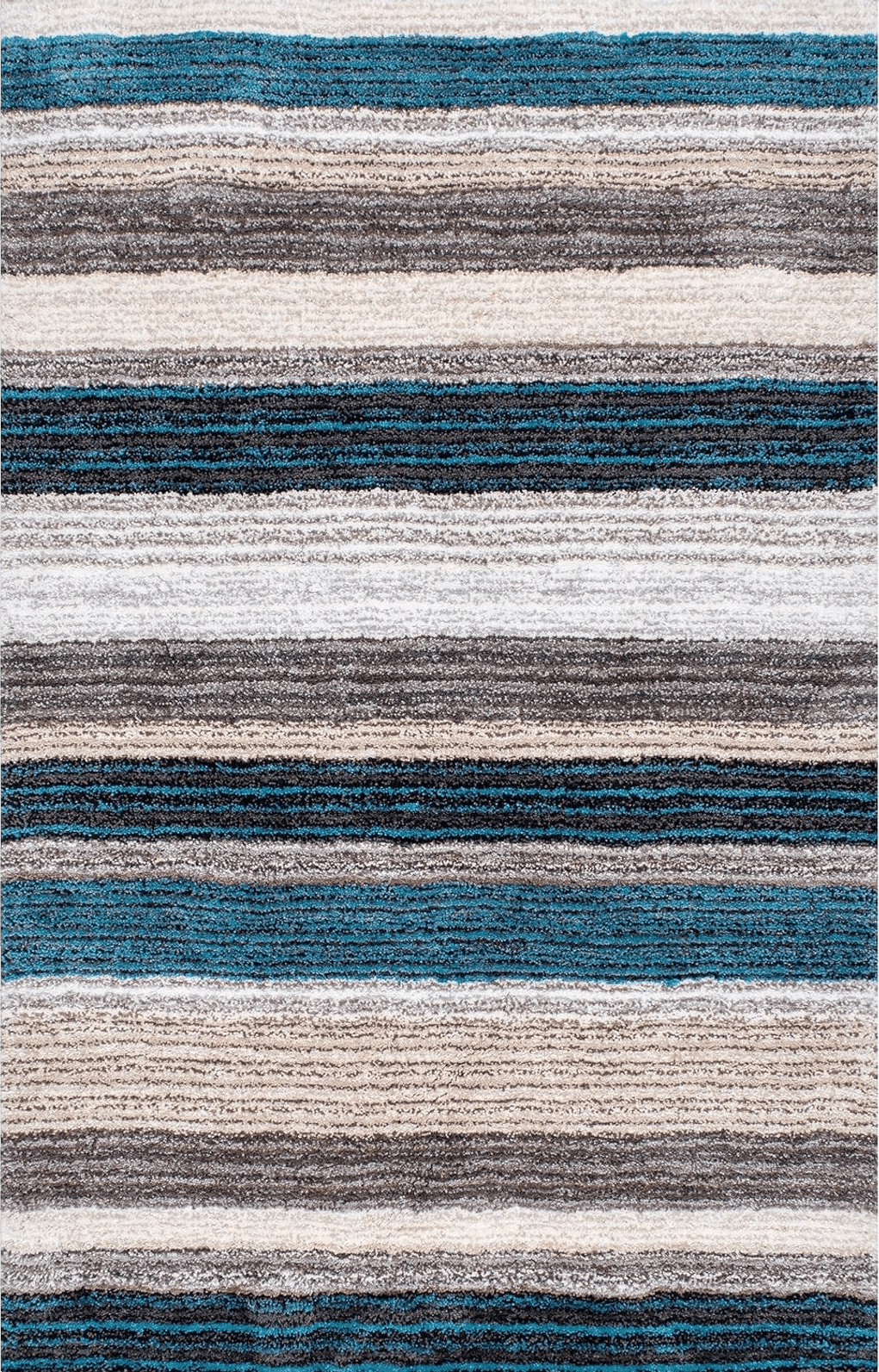 NuLOOM Drey Striped Shag Area Rug, 5' x 8', Blue Multi