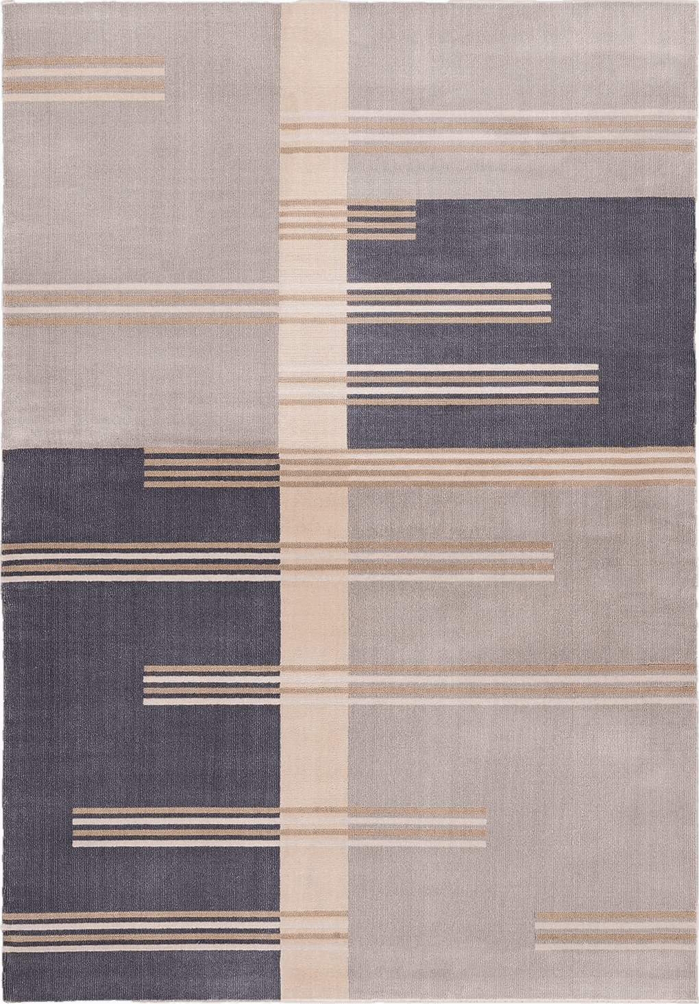 SAFAVIEH Orwell Collection Accent Rug - 3' x 5', Grey & Charcoal, Mid-Century Modern Abstract Design, Non-Shedding & Easy Care, Ideal for High Traffic Areas in Entryway, Living Room, Bedroom (ORW304F)