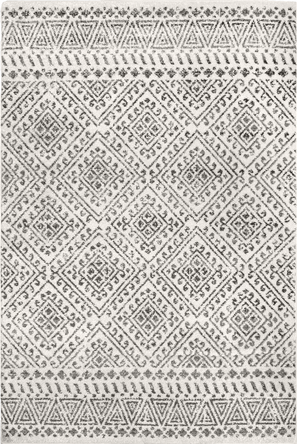 nuLOOM Camila Diamond Trellis Area Rug, 10x14, Off-white