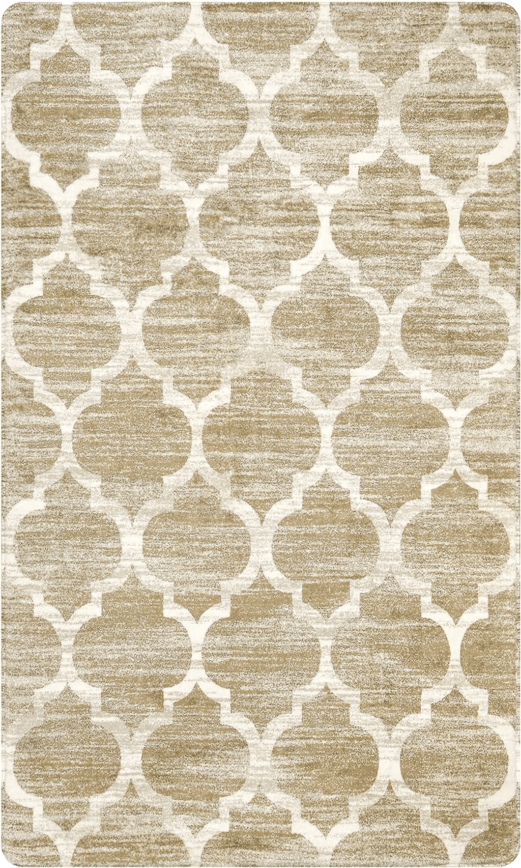 Lahome Moroccan Washable Living Room Carpet - 3x5 Area Rugs for Bedroom Aesthetic Non-Slip Throw Office Kitchen Rug Taupe Print Distressed Indoor Floor Carpet for Bathroom Laundry Room Dining Room