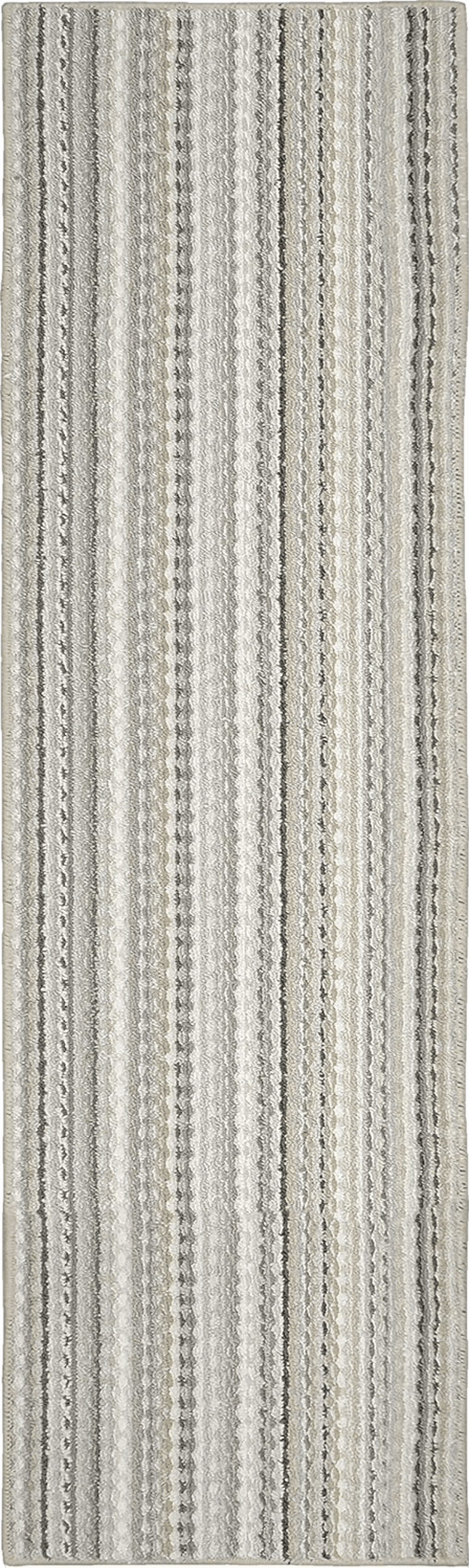 Runner All Runners Garland Rug Carnival Stripe 2 Ft. x 8 Ft. Earth Tone Runner Rug