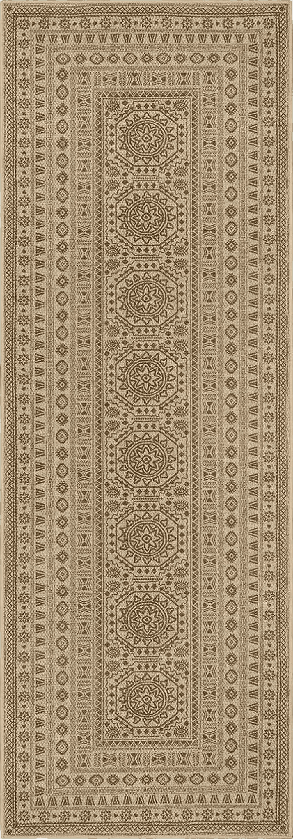 Runner All Runners Lahome Mandala Easy Jute Runner Rug - 2x6 Natural Jute Rug Runners for Hallways 6 Feet Non Slip Farmhouse Washable Runner Rug Indoor Outdoor Rugs for Entryway Laundry Room Bedroom (2x6ft,Beige)