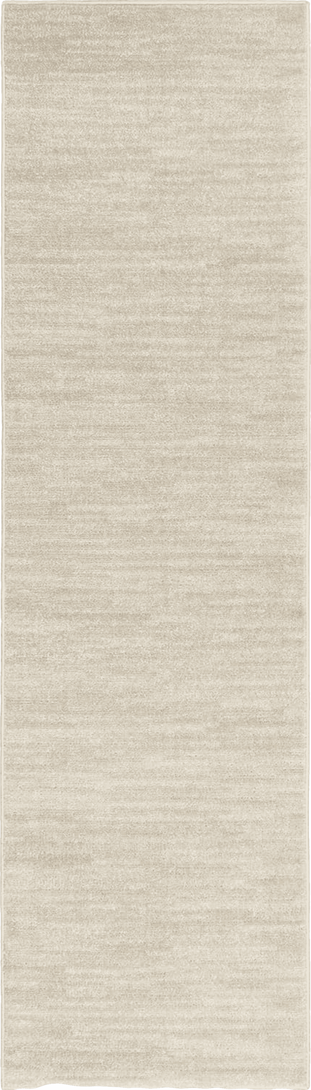 Nourison Essentials Solid Contemporary Ivory Beige, Runner Rug, 2'2" x 7'6"