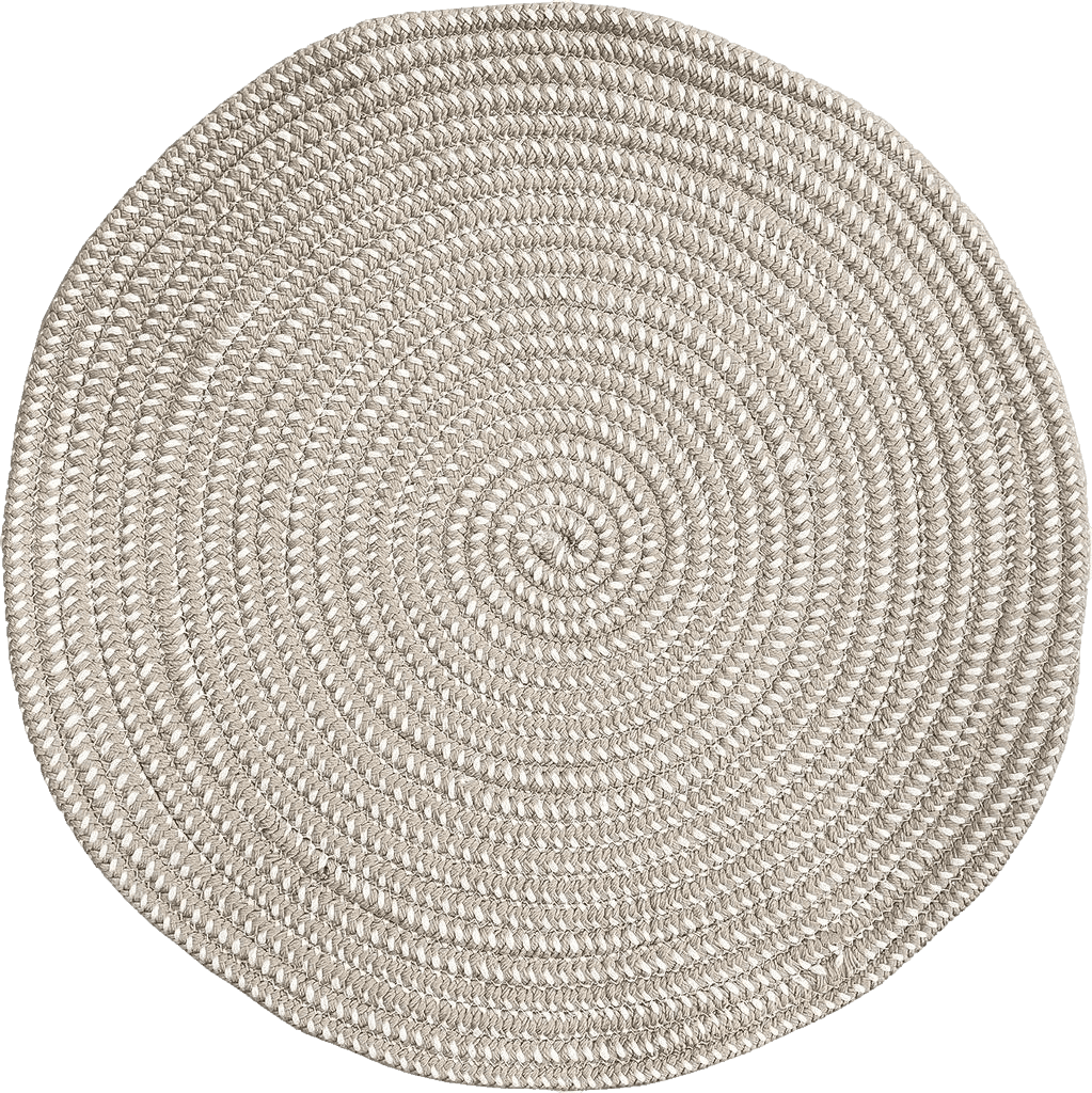 Hand Woven Round Area Rugs Living Room Bedroom Study Computer Chair Cushion Base Mat Round Carpet Lifts Basket Swivel Chair Pad Coffee Table Rug(2' Round, Light Camel)