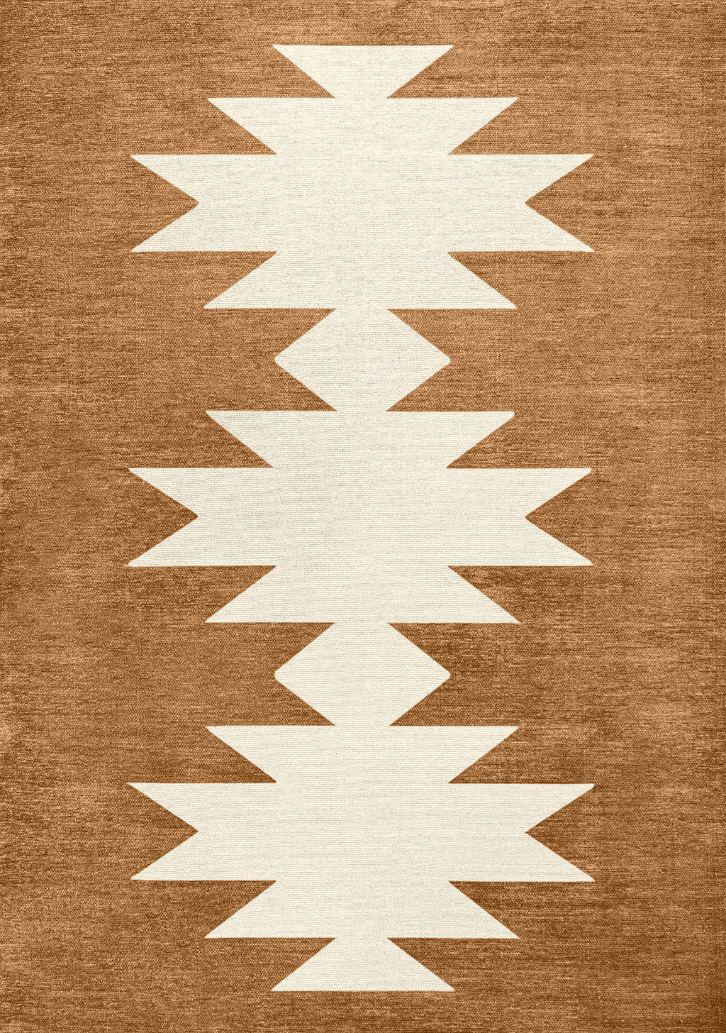 Eyely HSW110A-8 Machine Washable Chayton Minimalist Geometric Indoor Area Rug Southwestern;Bohemian;Modern;Casual, Bedroom, Kitchen, Living Room, Easy-Cleaning, Non-Shedding, 8 X 10, Rust/Cream