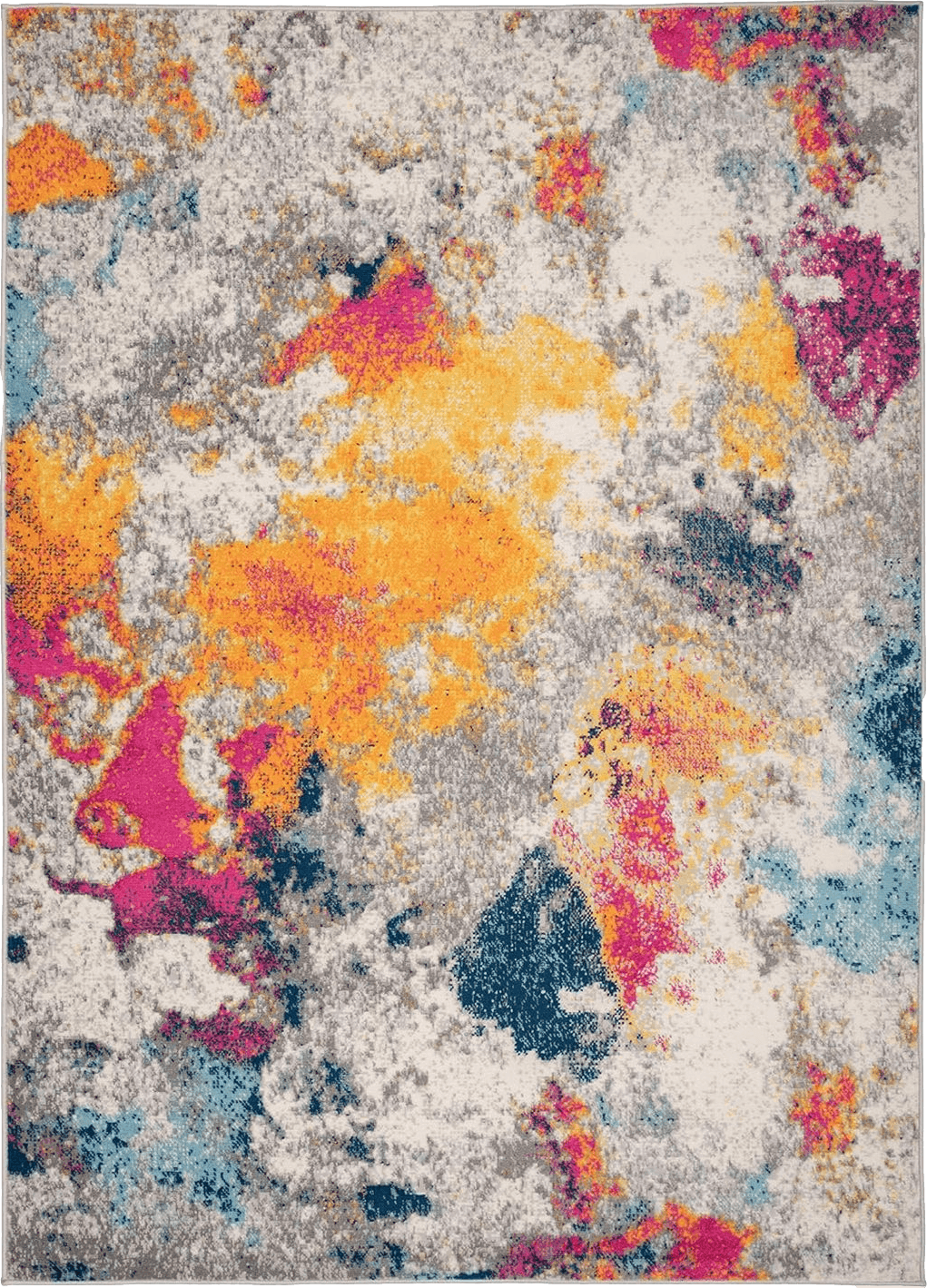 Rugshop Sky Collection Modern Abstract Area Rug 7'10" x 10' Multi