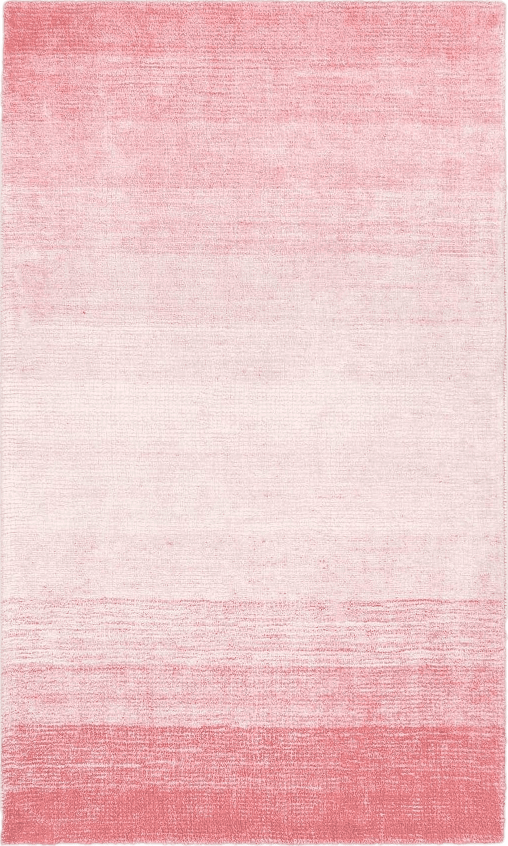 Wonnitar Washable 3x5 Area Rug,Pink Rugs for Girls Bedroom,Contemporary Ombre Nursery Soft Mat for Baby Girl,Modern Non-Skid Faux Wool Indoor Carpet for Bathroom Dorm Bedside