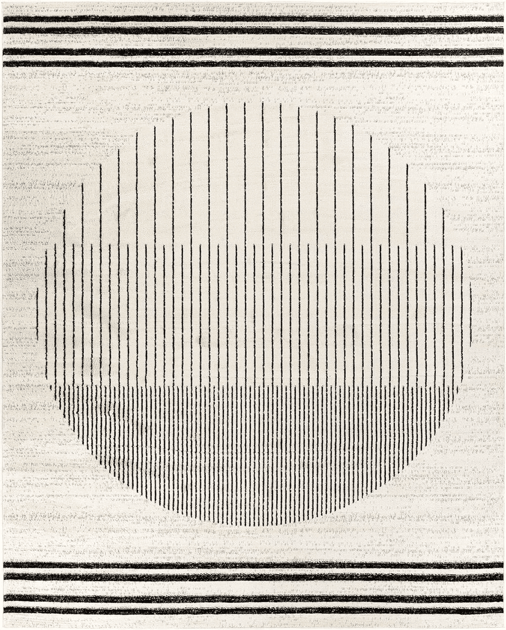 Artistic Weavers Penrod Modern Geometric Area Rug,6'7" x 9',Black/Ivory
