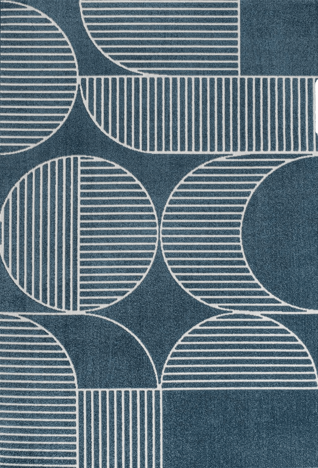 Geometric Blue JONATHAN Y SCN104A-5 Nordby Geometric Arch Scandi Striped Indoor Area Rug, Contemporary, Coastal, Bohemian, Transitional for Bedroom,Kitchen,Living Room,Non Shedding,Easy-Washing, Blue, 5 X 8