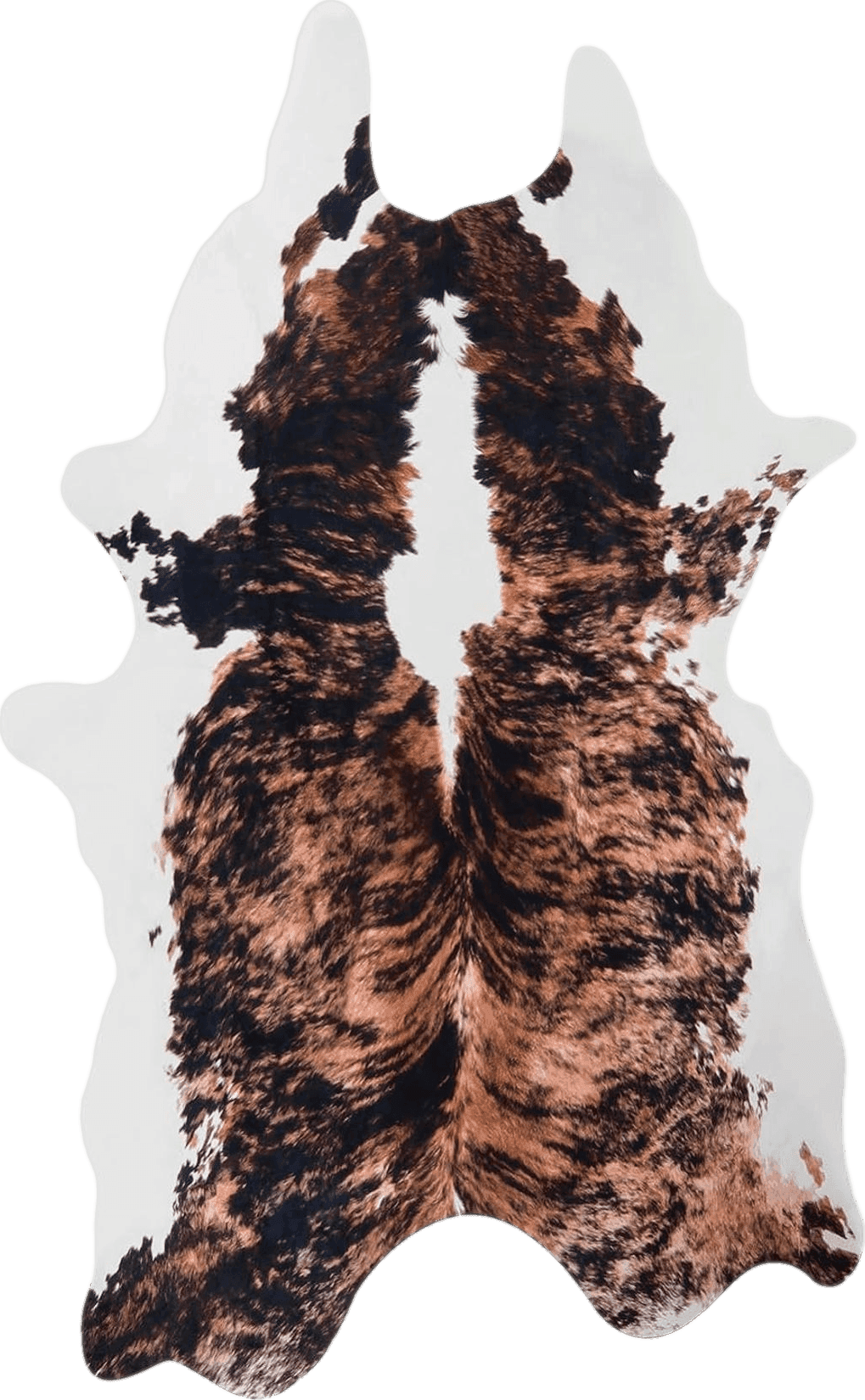 Lahome Faux Cowhide Area Rug - Cow Print Rugs for Living Room Dining Room Bedroom Western Decor, Large Premium Animal Skin Rugs, Cow Hide Print Carpet for Kids Room Nursery, Brown, 62"x75"/5.2'x6.2'