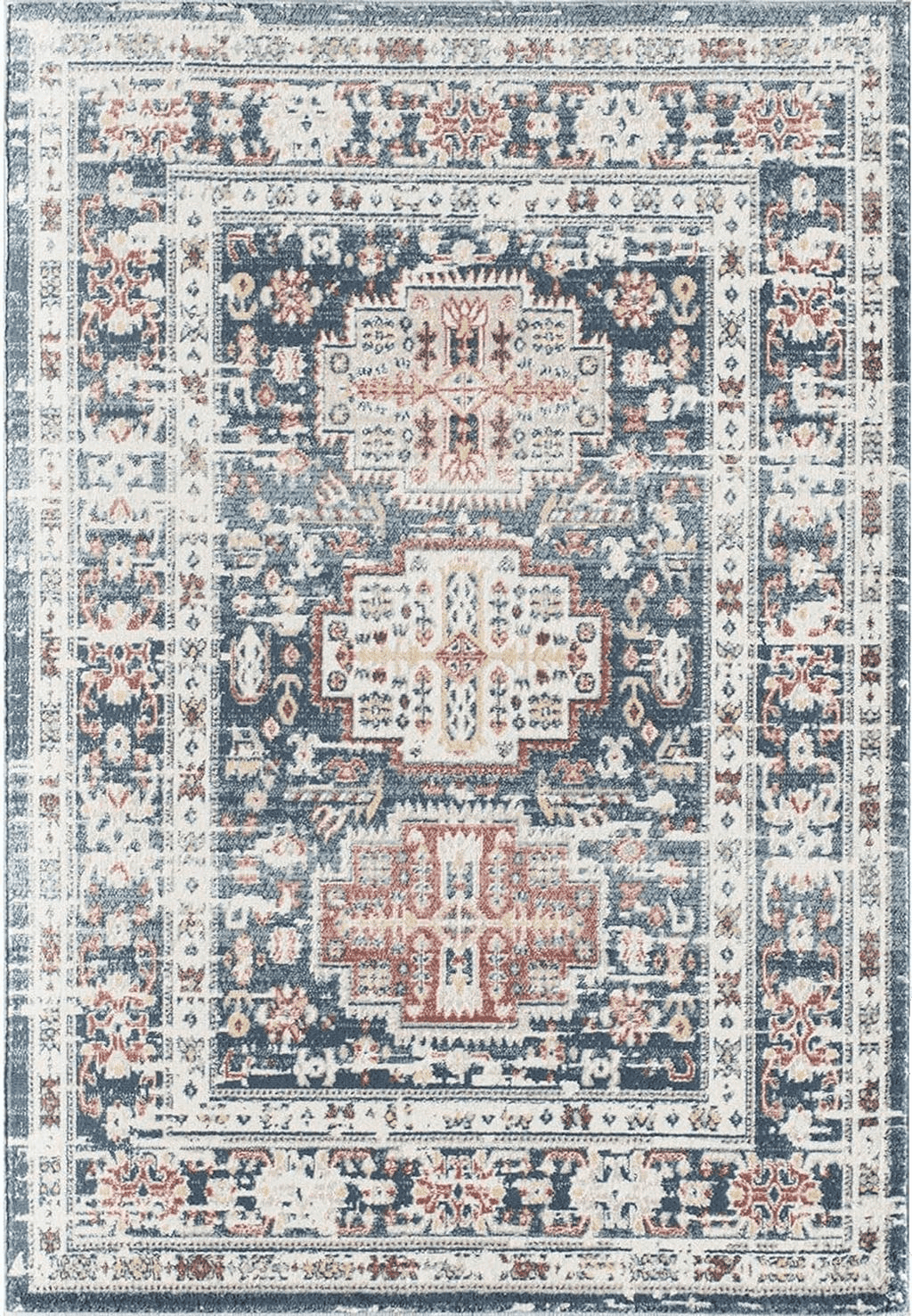 Oushak Rugs America Gallagher Collection GL55C Prussian Sundara Transitional Vintage Area Rug 8' x 10'