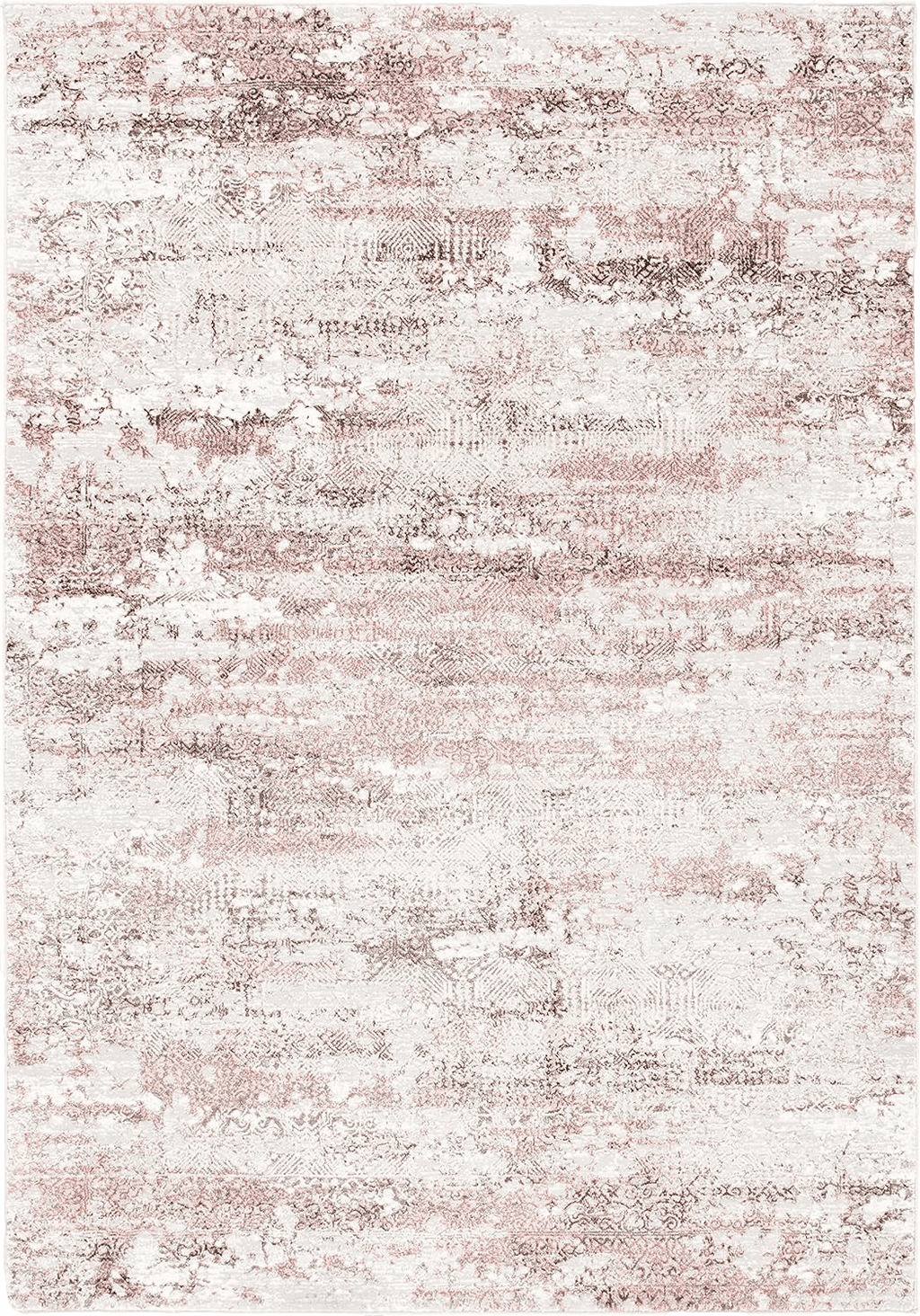 Area Pink 8x10 SAFAVIEH Meadow Collection Area Rug - 8' x 10', Beige & Pink, Modern Abstract Design, Non-Shedding & Easy Care, Ideal for High Traffic Areas in Living Room, Bedroom (MDW585B)