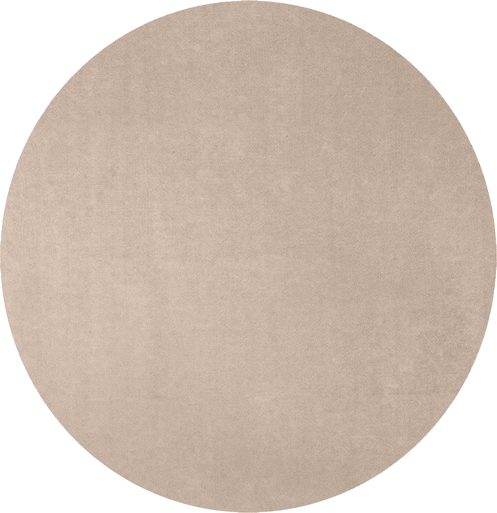 Anji Mountain AMB01RPD-080R Premium 8' Round All-Surface Rug Pad, Gray/Tan