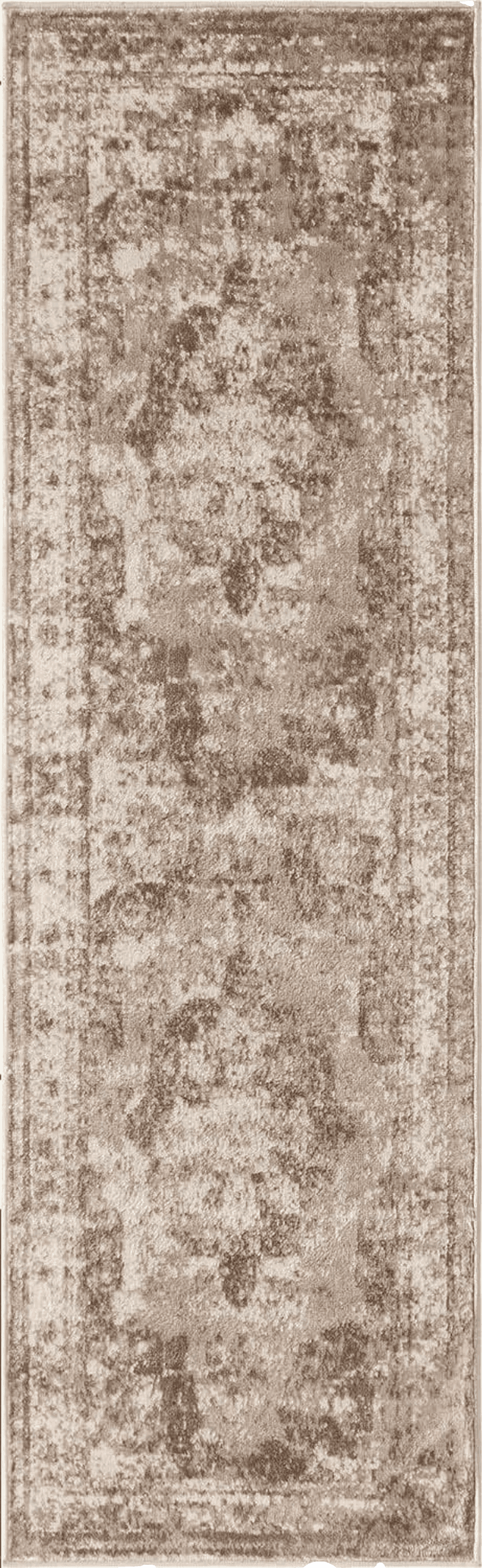 Unique Loom Sofia Collection Area Rug - Salle Garnier (2' x 6' 7" Runner, Beige/ Ivory)