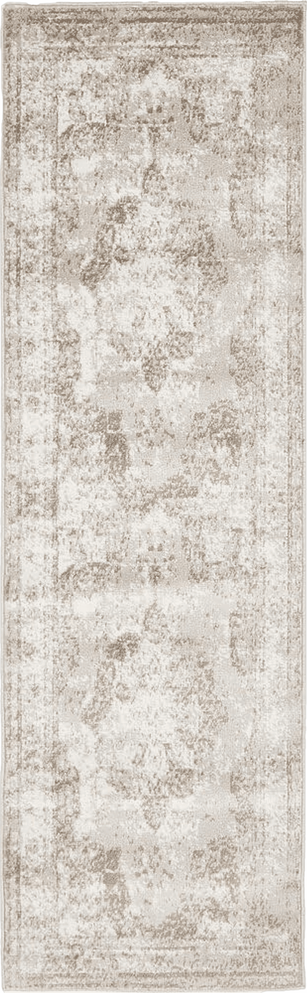 Unique Loom Sofia Collection Area Rug - Salle Garnier (2' x 6' 7" Runner, Beige/ Ivory)