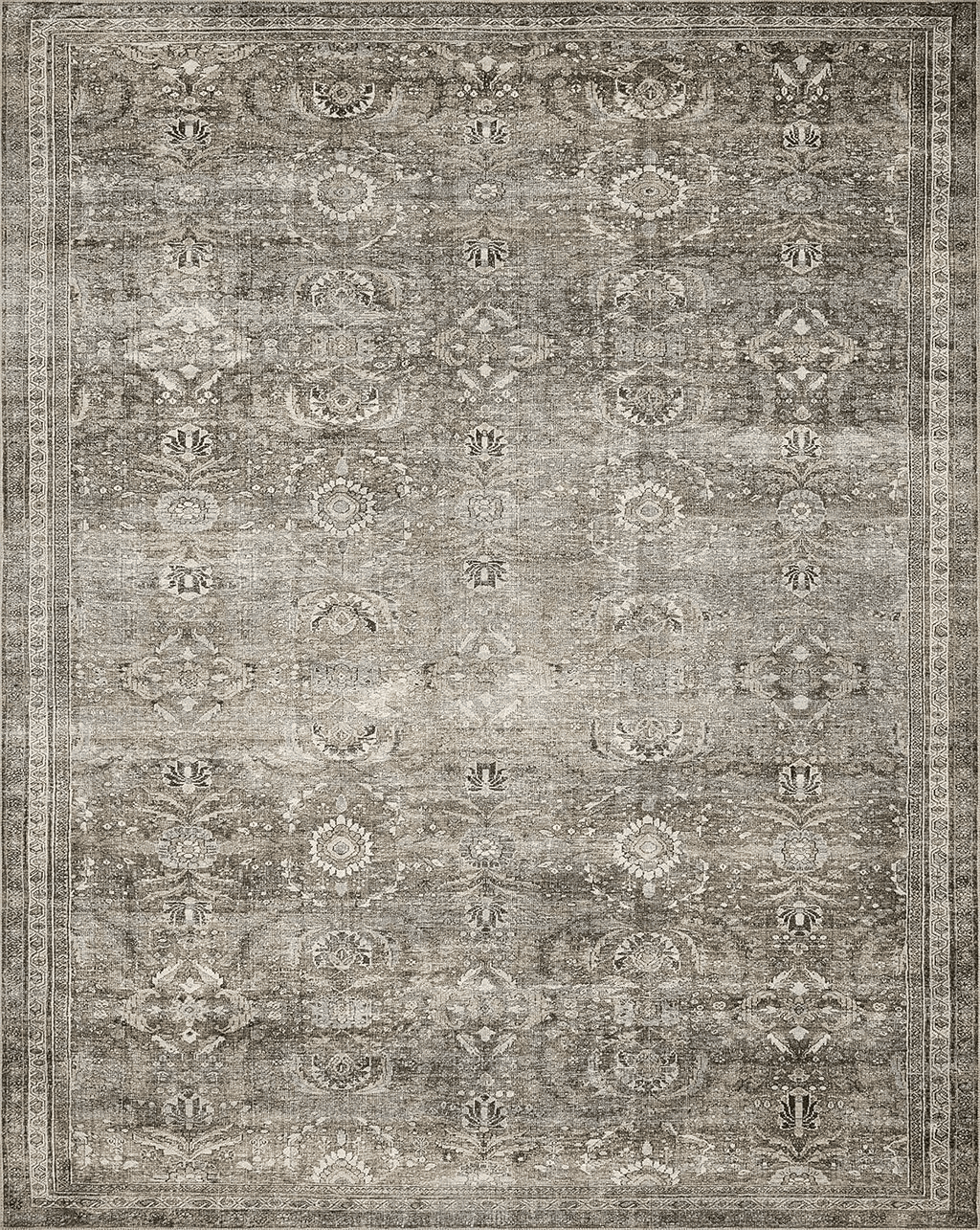 Loloi II Layla Collection LAY-13 Antique/Moss, Traditional 5'-0" x 7'-6" Area Rug