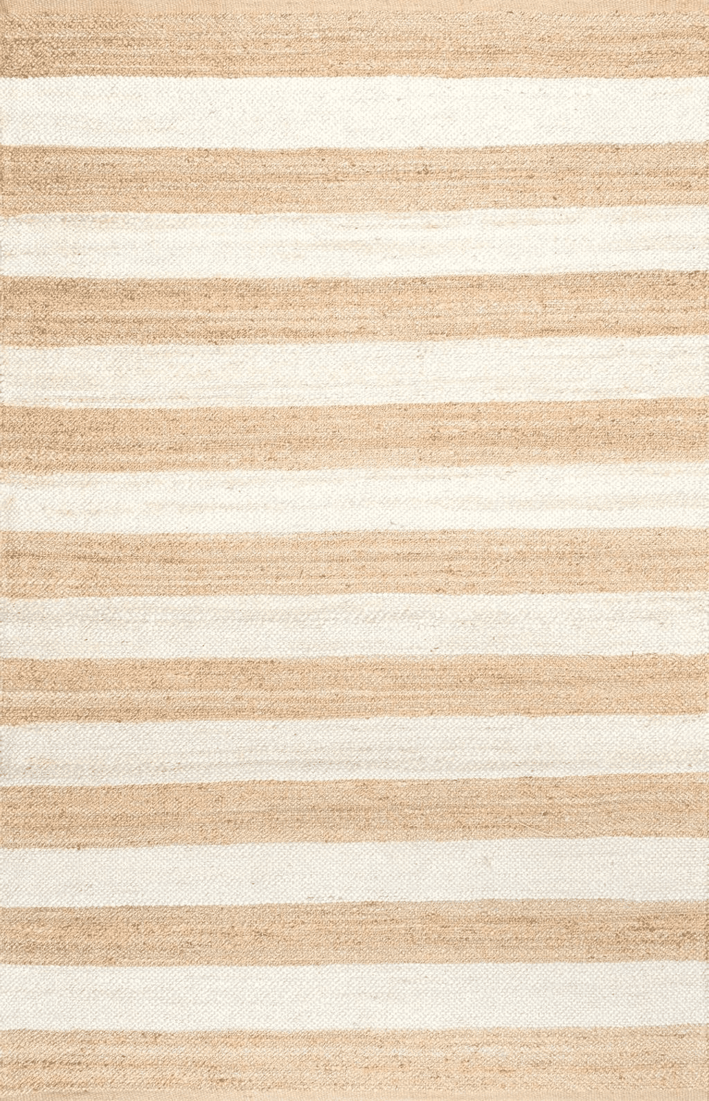 Off-White nuLOOM Alisia Flatweave Striped Jute Area Rug, 4x6, Off-white