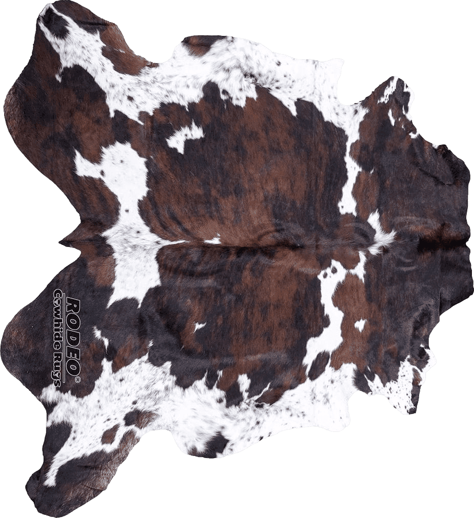 Cowhide Black White rodeo Genuine Cowhide Rug: Hand-Picked & Authentic Real Cowhide Rug for Country Home Decor - Cow Hide Rug Large Sized at 6x7ft - Cozy, Unique, Durable, Leather Cow Carpet Rugs - Brindle Nutella