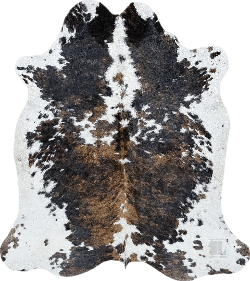 bonanza leathers Genuine Cowhide Rug Western Home Decor Rug Cowhide Large Cow Skin Rug for Wall Decor/Living Room/Bedroom Rug