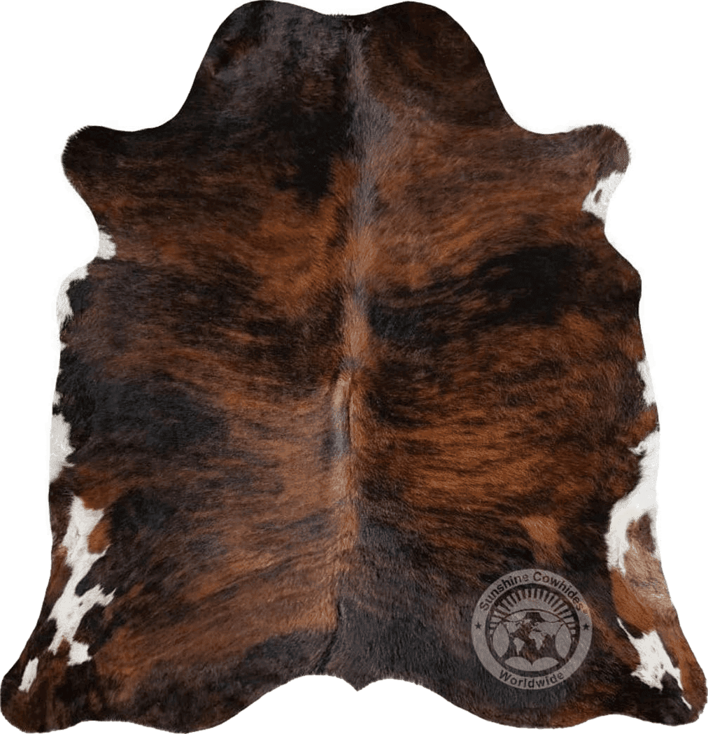 Cowhide 6x9 Genuine Brindle Cowhide Rug XL 6 x 7-8 ft. 180 x 240 cm