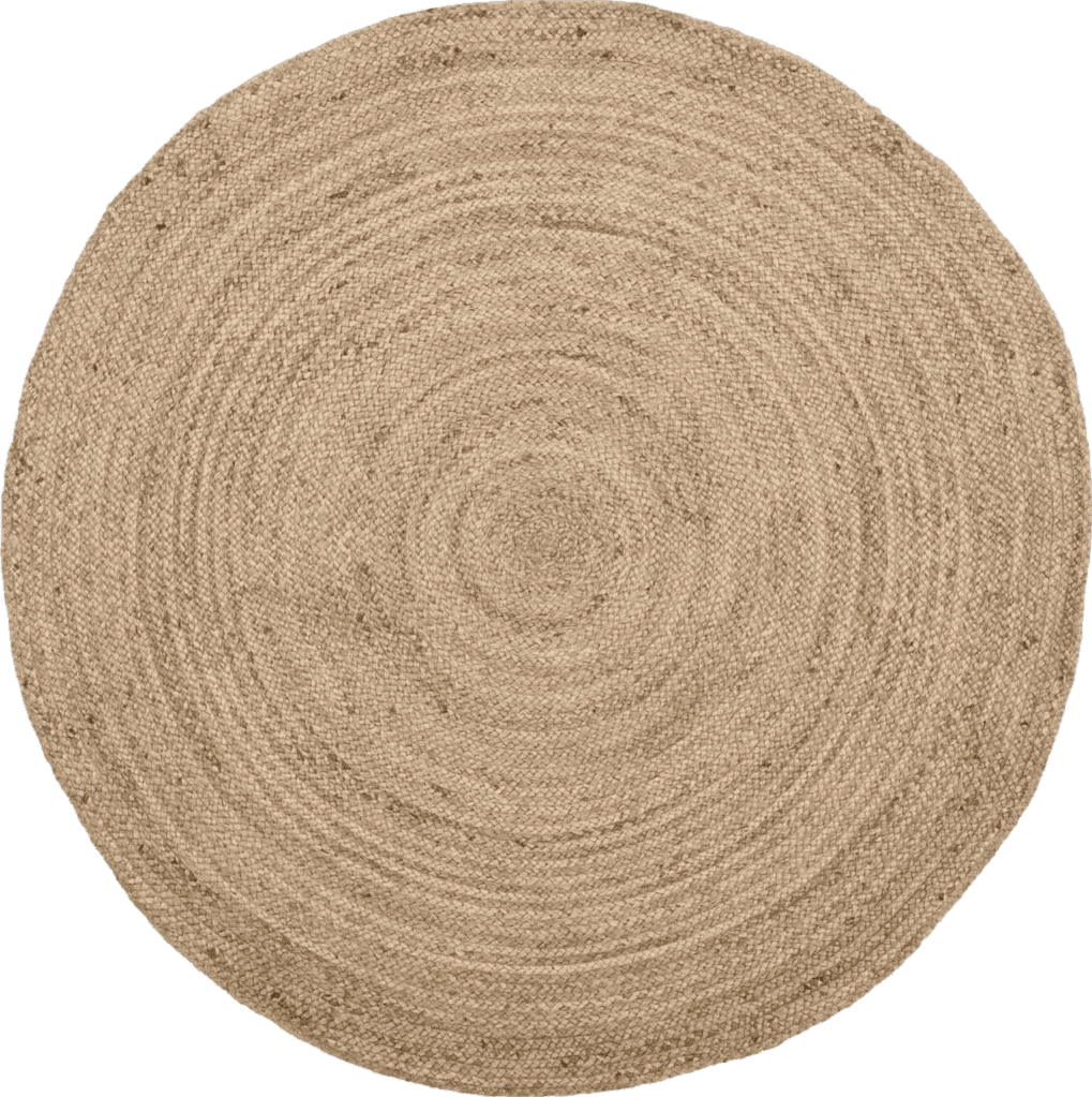 Safavieh Natural Fiber Collection Area Rug - 8' x 10' Oval, Natural & Natural, Handmade Boho Braided Jute, Ideal for High Traffic Areas in Living Room, Bedroom (NF801N)