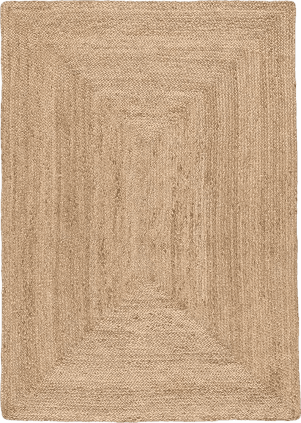 MDS Pack of 1 Pieces Hand Woven Jute Area Rug 3x5 feet - Natural Reversible for Home Decor, Living Room Kitchen, Entryway Rug, Jute Burlap Braided Rag Rug, Rustic, Natural Look Rug -Farmhouse (3'x5')