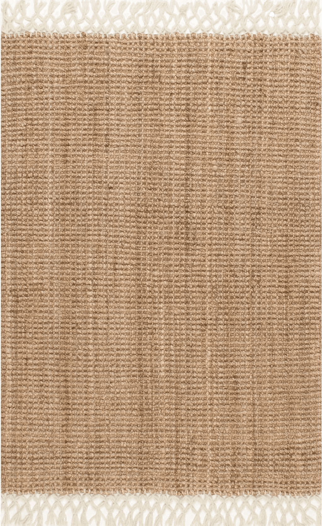 nuLOOM Raleigh Farmhouse Jute Tasseled Area Rug, 5x8, Natural