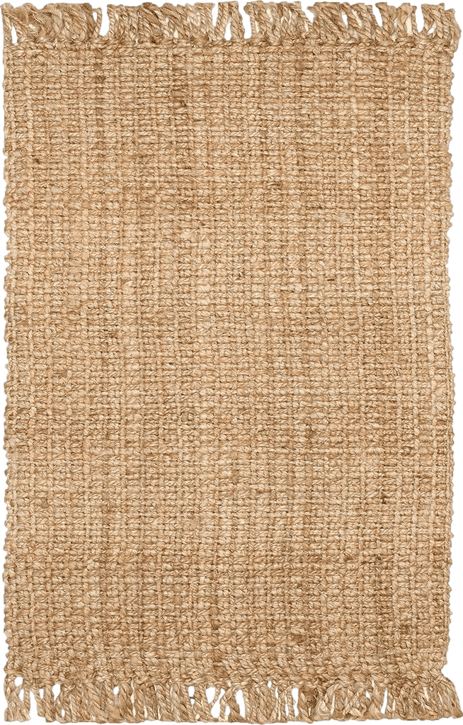 Hausattire Hand Woven Jute Rug, 2'x3' - Natural, Reversible Farmhouse Accent Rugs for Living Room, Kitchen, Bedroom - 24x36 Inches