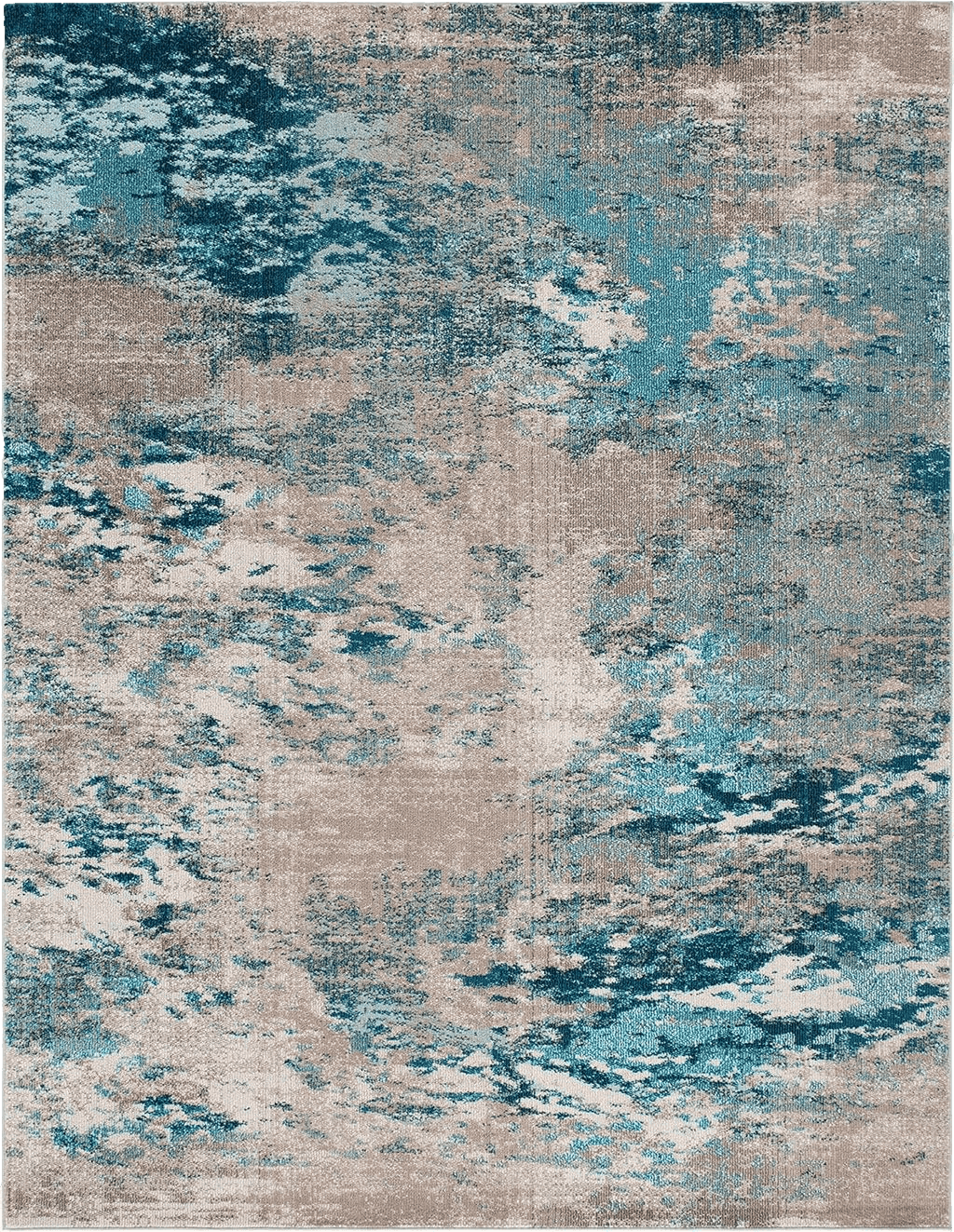 Area Oversized SAFAVIEH Madison Collection Area Rug - 10' x 14', Blue & Grey, Modern Boho Abstract Design, Non-Shedding & Easy Care, Ideal for High Traffic Areas in Living Room, Bedroom (MAD440M)