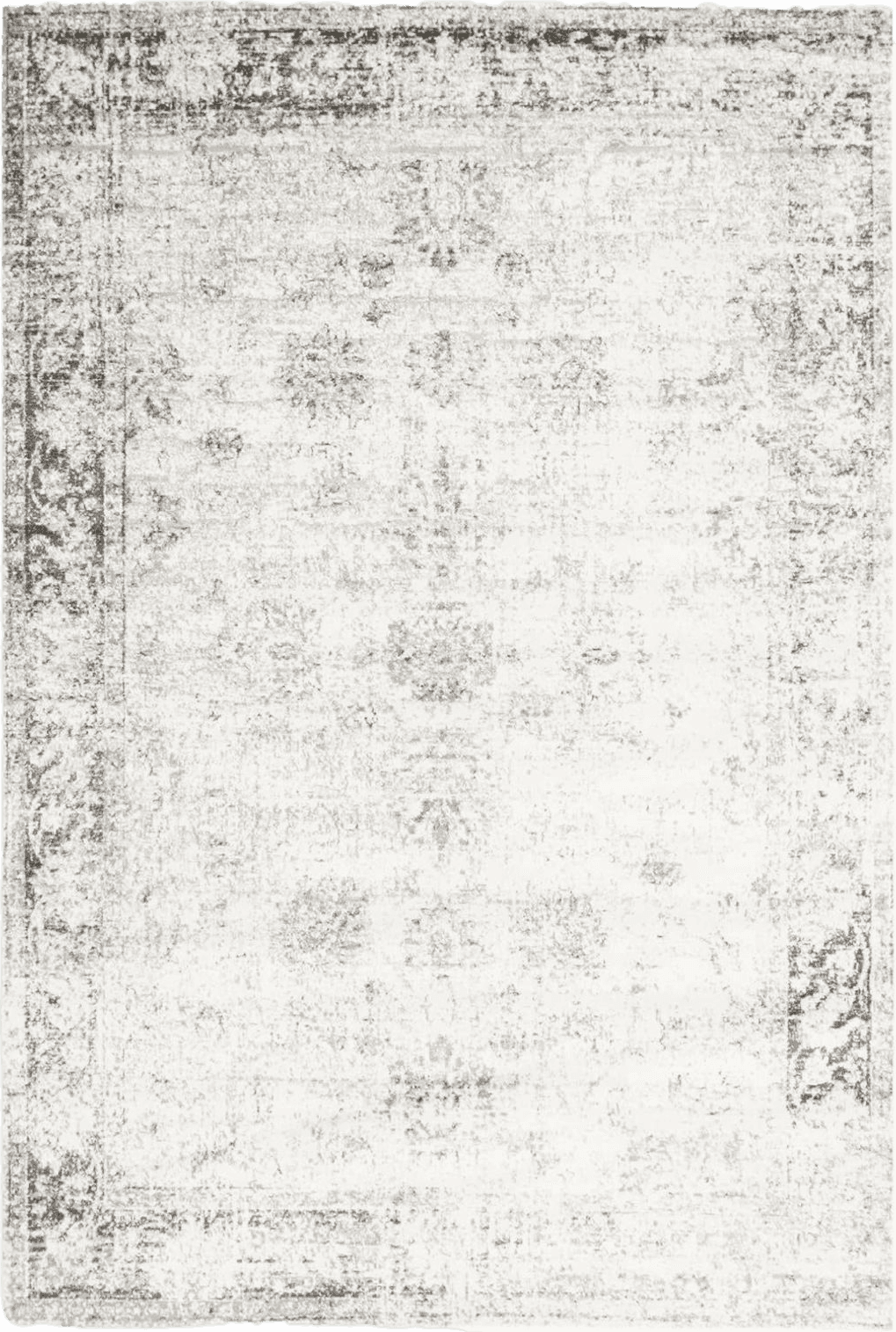 Area Grey 6x9 Unique Loom Sofia Collection Area Rug - Casino (6' 1" x 9' Rectangle, Gray/ Beige)