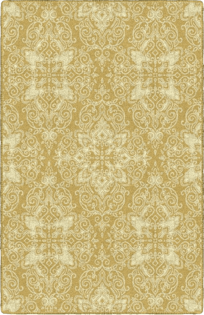 Brumlow MILLS Tallie Washable Traditional Neutral Geometric Print Pattern Indoor or Outdoor Area Rug for Living or Dining Room, Bedroom, Kitchen Rugs or Entryway Carpet, 30" x 46", Gold