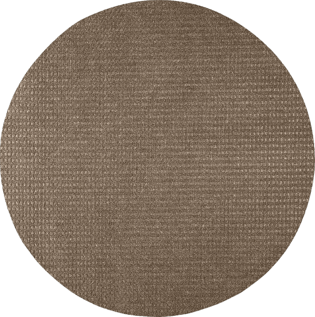 Furnish my Place Indoor/Outdoor Solid Color Rug - Camel, 2' Round, Pets and Kids Friendly Rug, Easy to Clean Carpet, Area for Living Room, Bedroom, Wedding