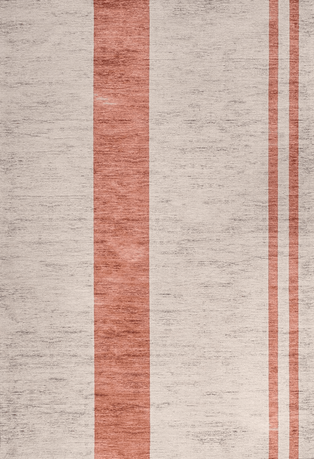 Eyely HSW116A-8 Machine Washable Raita Modern Distressed Stripe Indoor Area Rug Vintage;Bohemian;Modern;Coastal, Bedroom, Kitchen, Living Room, Easy-Cleaning, Non-Shedding, 8 X 10, Ivory/Pink