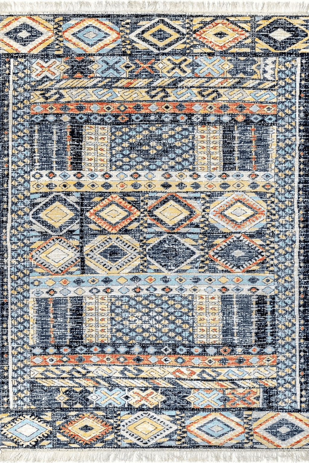 nuLOOM Taliyah Bohemian Fringe Indoor/Outdoor Area Rug, 8x10, Multi